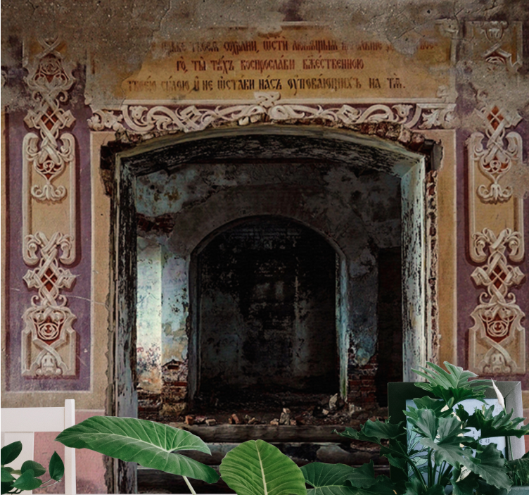 城市和乡村墙壁画遗弃的复古建筑 - TenStickers