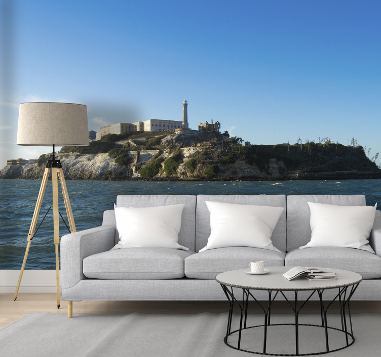 城市和乡村墙壁画 恶魔岛景观 - TenStickers