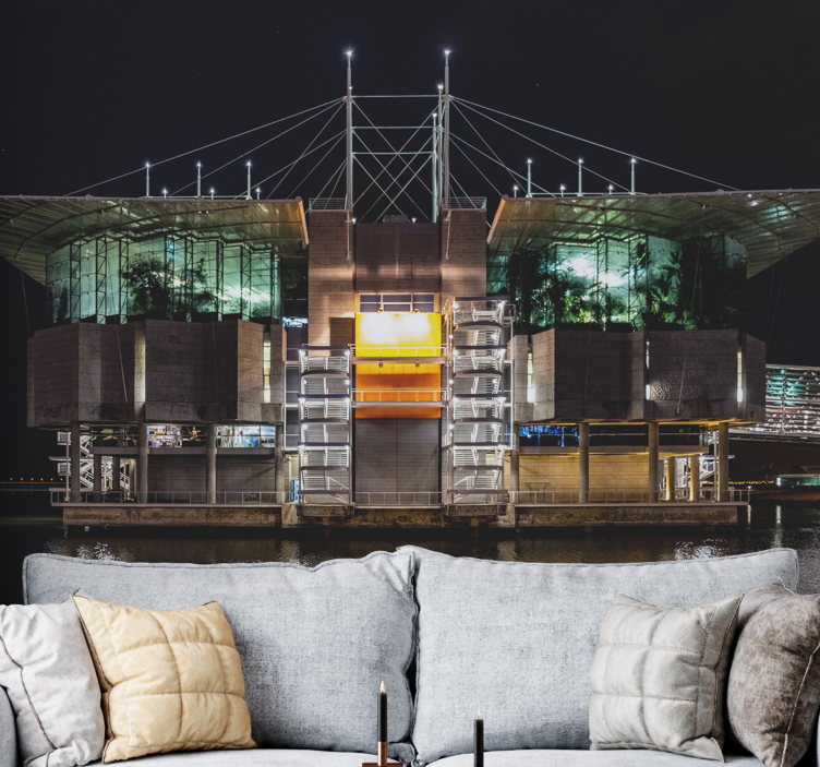 城市和乡村墙壁画 未来主义城市建筑 - TenStickers