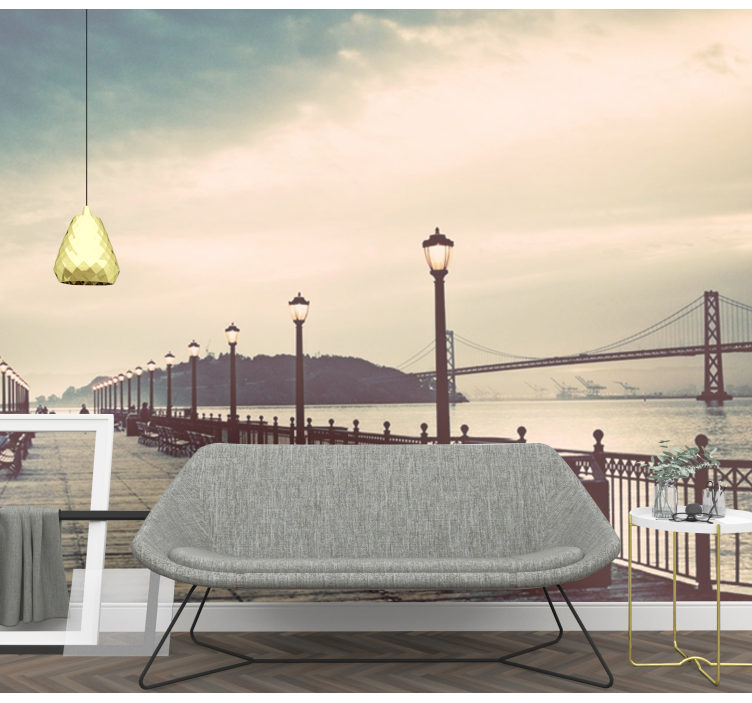 城市和乡村墙壁画 风景优美的海滨景色 - TenStickers