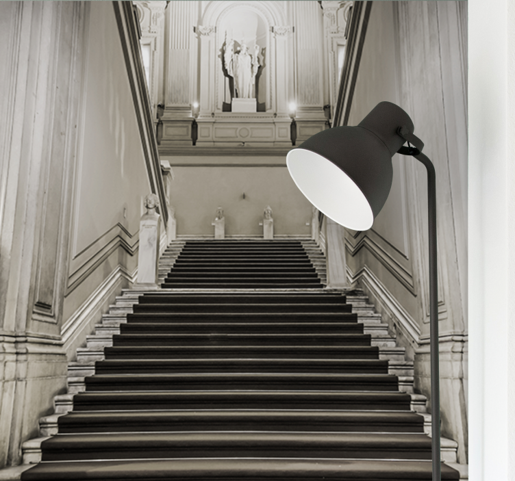 城市和乡村墙壁画楼梯建筑艺术 - TenStickers