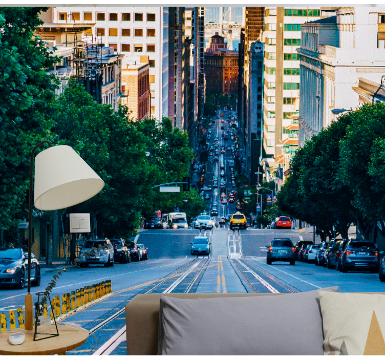 城市和乡村墙壁画，城市街景画作 - TenStickers