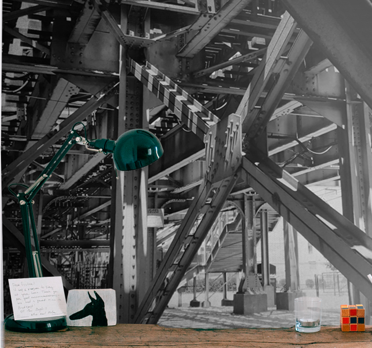 城市和乡村墙壁画城市结构设计 - TenStickers