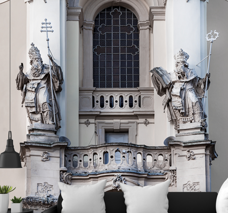 壁画古典艺术国王雕像 - TenStickers