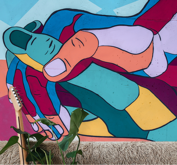 丰富多彩的漫画手经典艺术壁画 - TenStickers