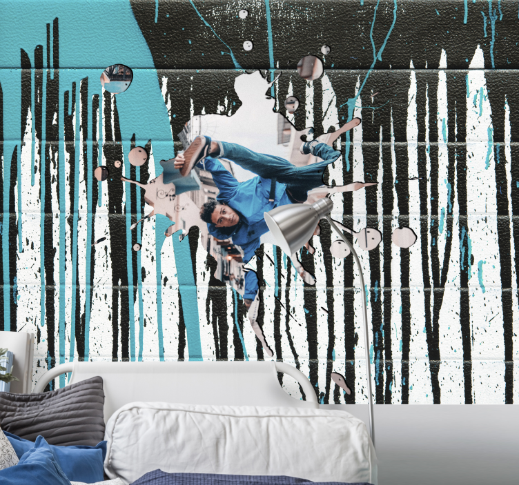 带有照片自定义的涂鸦风格摄影作品 - TenStickers