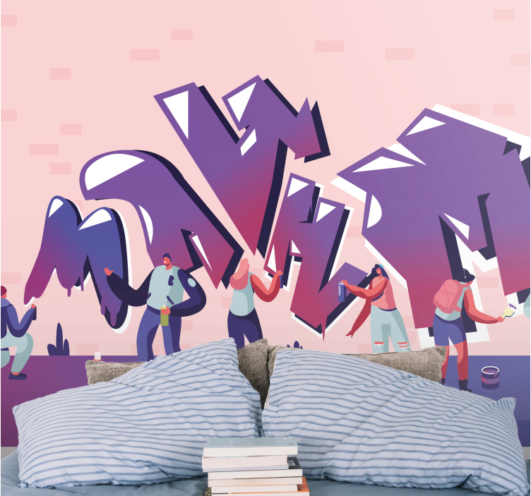 城市艺术壁画展现创意都市表达艺术 - TenStickers