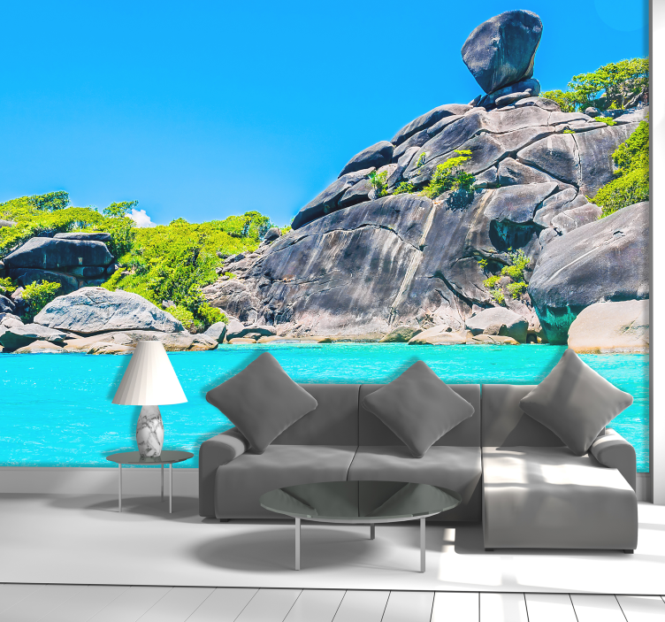 风景墙壁画 热带海景 - TenStickers