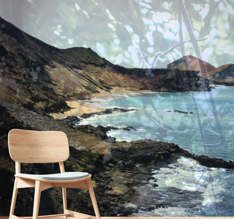 风景墙壁画 海岸石层 - TenStickers