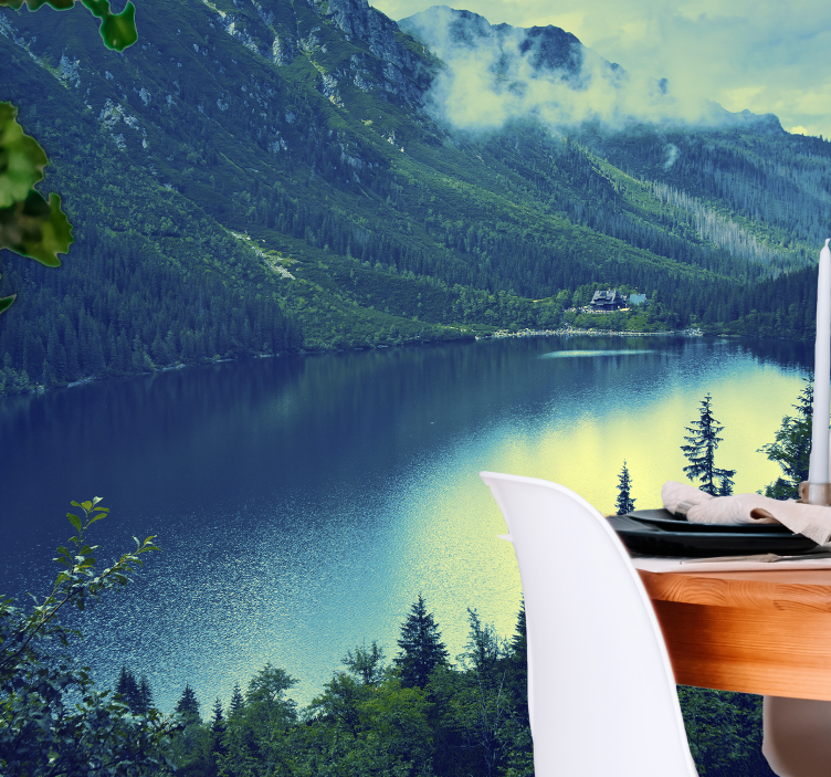 风景墙壁画 壮丽的山景 - TenStickers