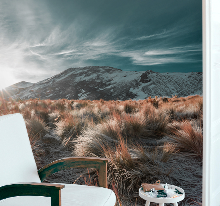 风景墙壁画山间日出景色 - TenStickers