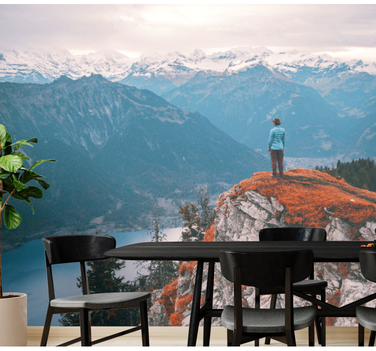 风景墙壁画山景宁静 - TenStickers