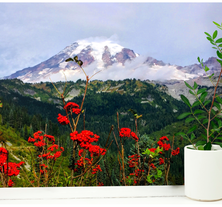 风景墙壁画雪山风光 - TenStickers