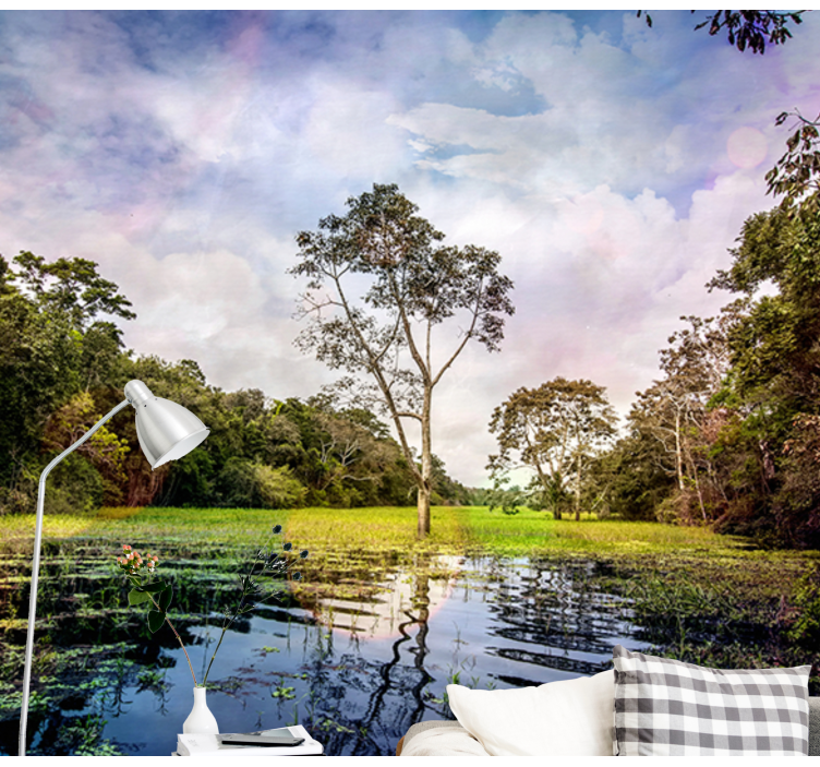 风景墙壁画带来宁静自然景色 - TenStickers