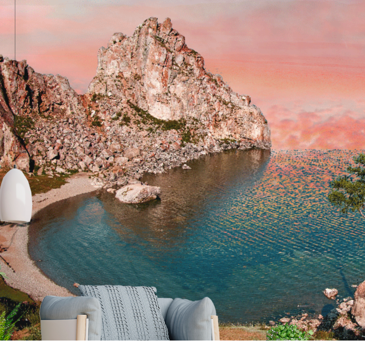 风景墙壁画宁静海洋视角 - TenStickers