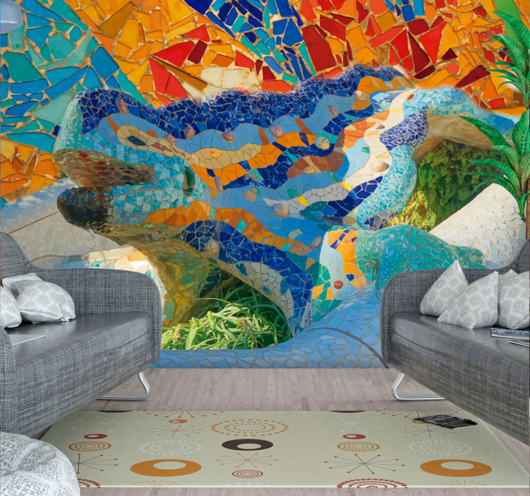 古埃尔公园城墙壁画 - TenStickers