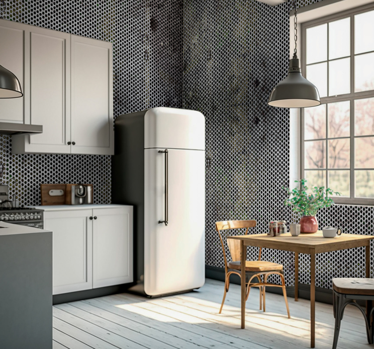 其他纹理和图案壁画 穿刺金属 - TenStickers