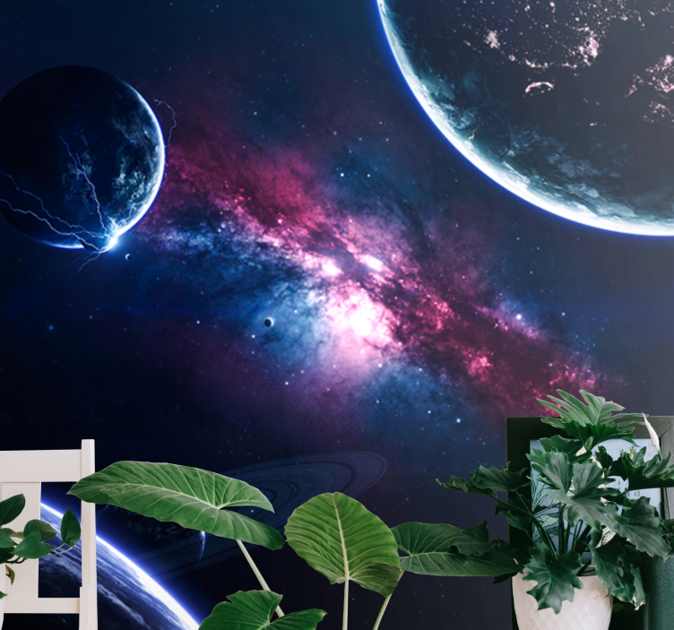 壁画 空间 宇宙银河场景 - TenStickers