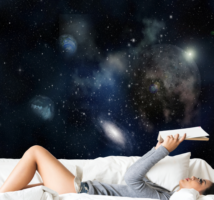 壁画 空间 银河探索场景 - TenStickers