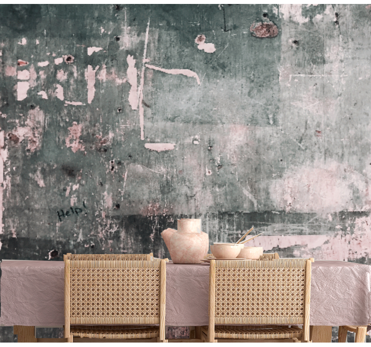 其他具有纹理和图案的壁画，破旧表面艺术 - TenStickers