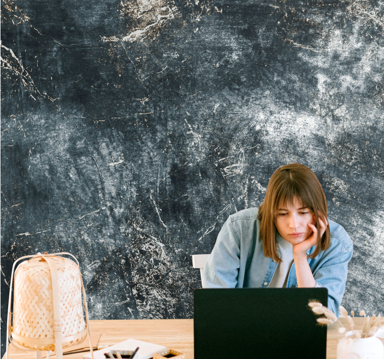 其他具有纹理和图案的壁画：纹理深色表面 - TenStickers