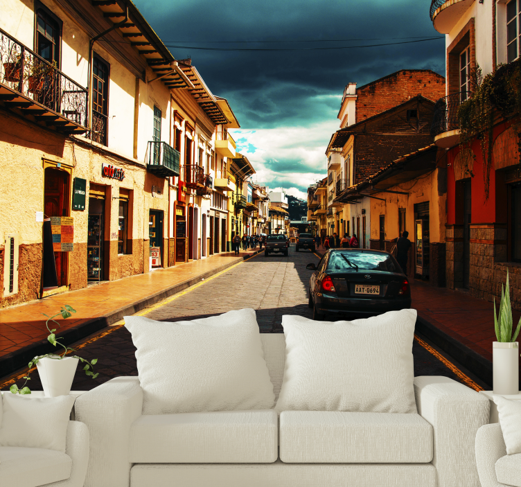 典型的厄瓜多尔街墙壁画 - TenStickers