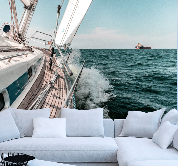 壁画海景航海冒险 - TenStickers