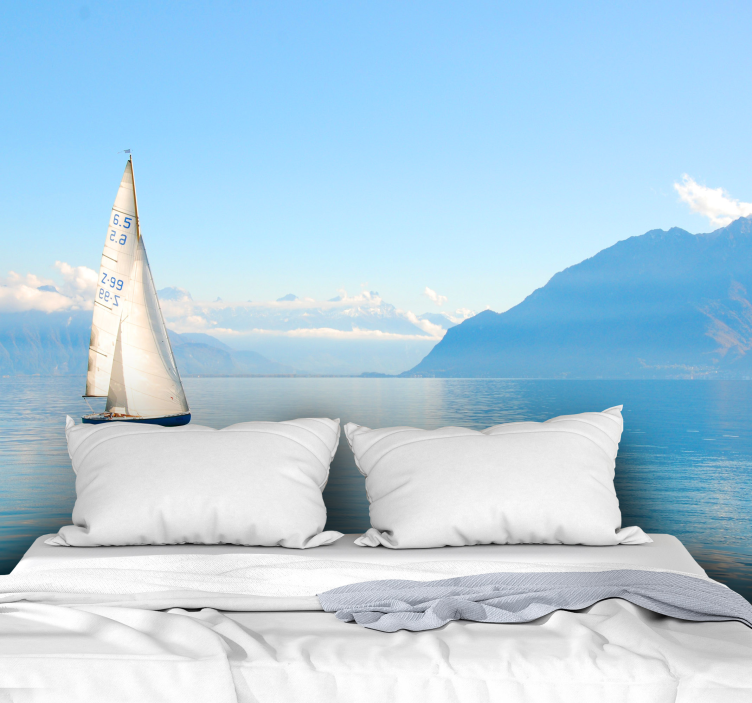 壁画海景在水上航行 - TenStickers