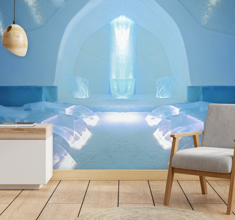 壁画质地冰晶圣殿 - TenStickers