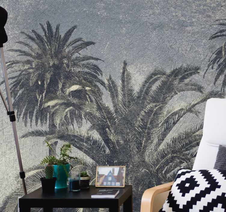 壁画质地带你进入棕榈树绿洲 - TenStickers