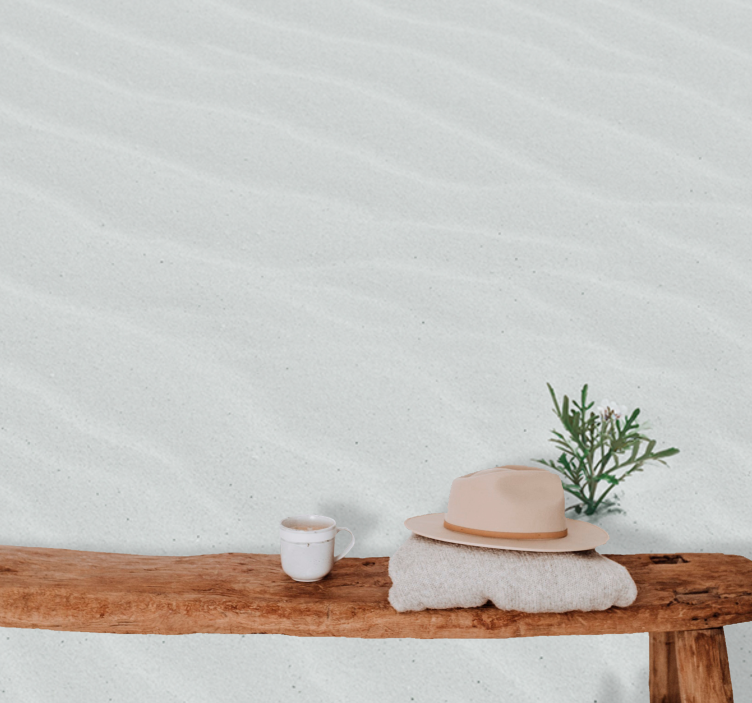 壁画质地沙与绿意 - TenStickers