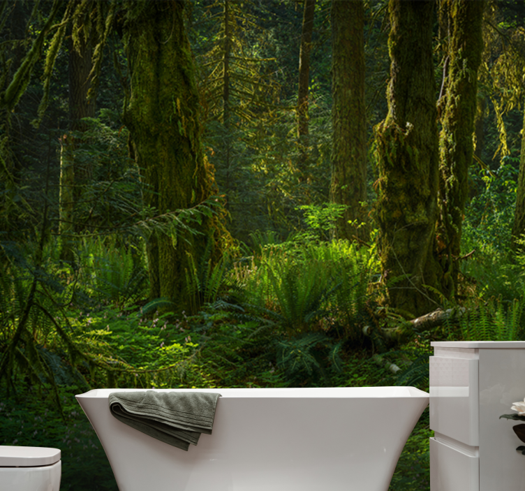 壁画质地宁静森林 retreat - TenStickers