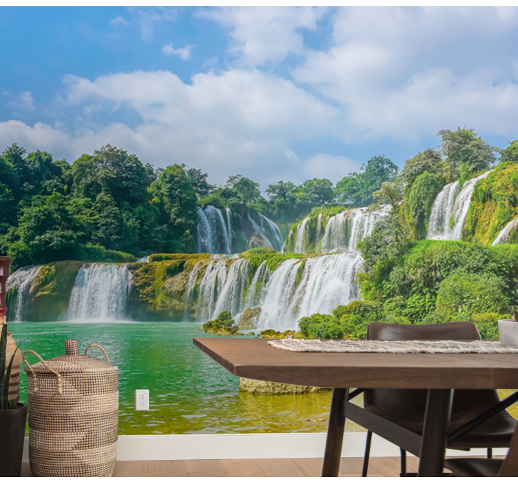 瀑布墙壁画带来宁静瀑布景观 - TenStickers