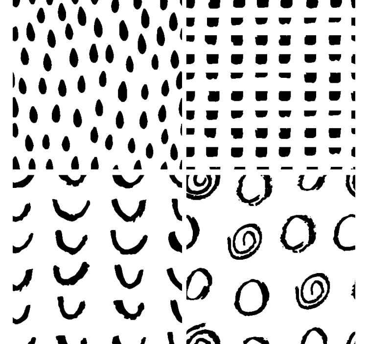 不同的模式现代杯垫 - TenStickers