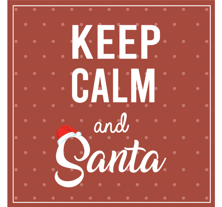 圣诞杯垫欢庆语录设计 - TenStickers