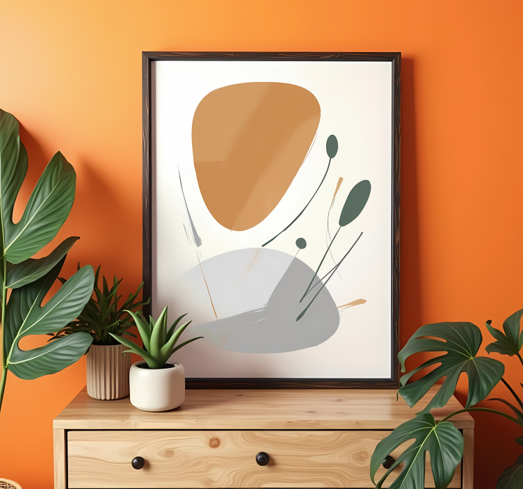 抽象的海报展现艺术的无序感 - TenStickers