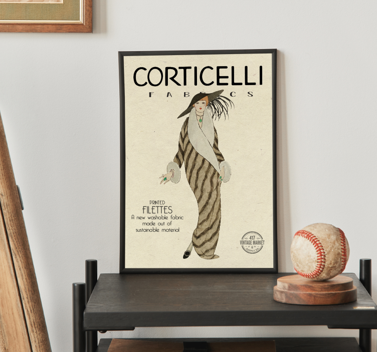 裝飾藝術海報展現1920年代時尚 - TenStickers