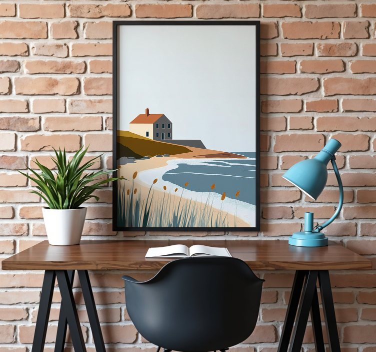 海报艺术绘画静谧生活 - TenStickers