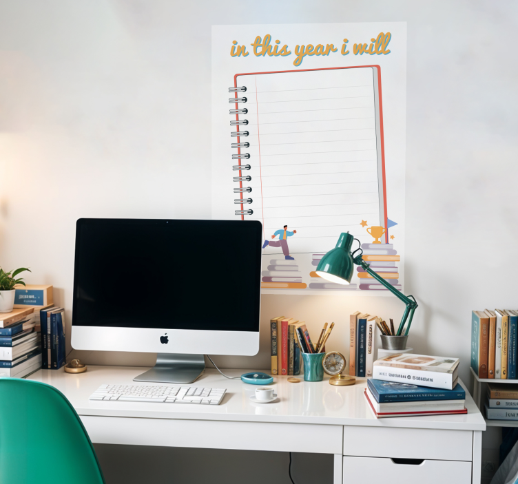 海报实现年度目标 - TenStickers