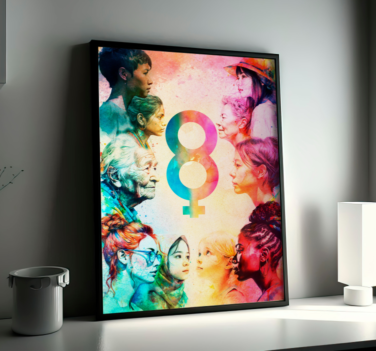 海报庆祝国际妇女节 - TenStickers