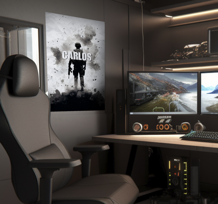 青少年卧室的宣传画 战士 - TenStickers