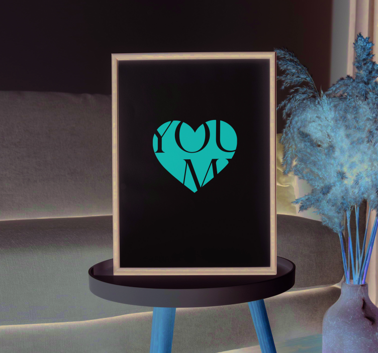 你和我定制可定制海报 - TenStickers