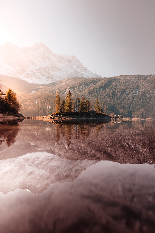 寫實照片海報北欧山脉 - TenStickers