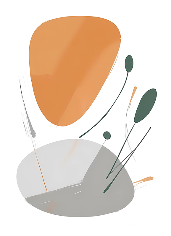 抽象的海报展现艺术的无序感 - TenStickers