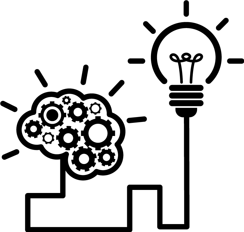 办公室宣传画激发创意灵感灯泡 - TenStickers