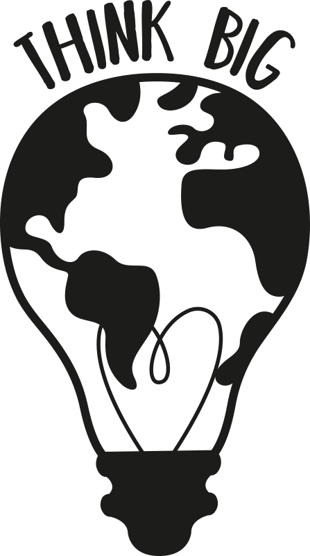 办公室宣传画让您与世界同思共进 - TenStickers