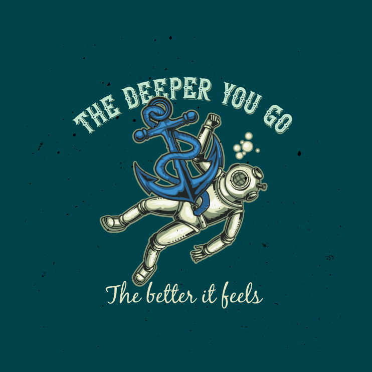 客厅海报：越深入越能引发思考 - TenStickers