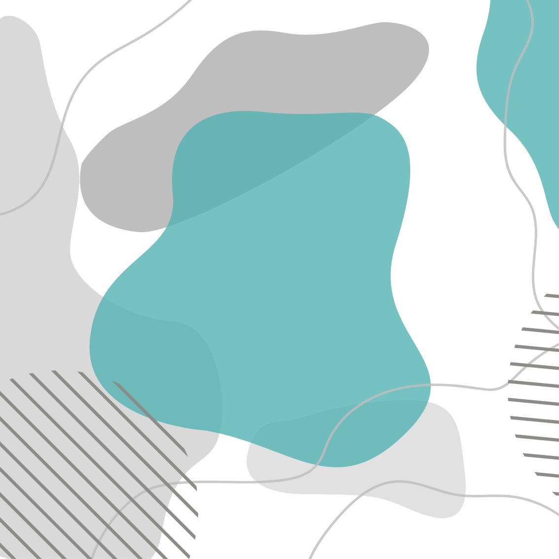 客厅海报蓝绿色墙面艺术作品 - TenStickers