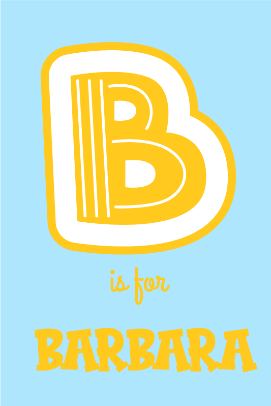 青少年卧室的宣传画个性化字母设计 - TenStickers