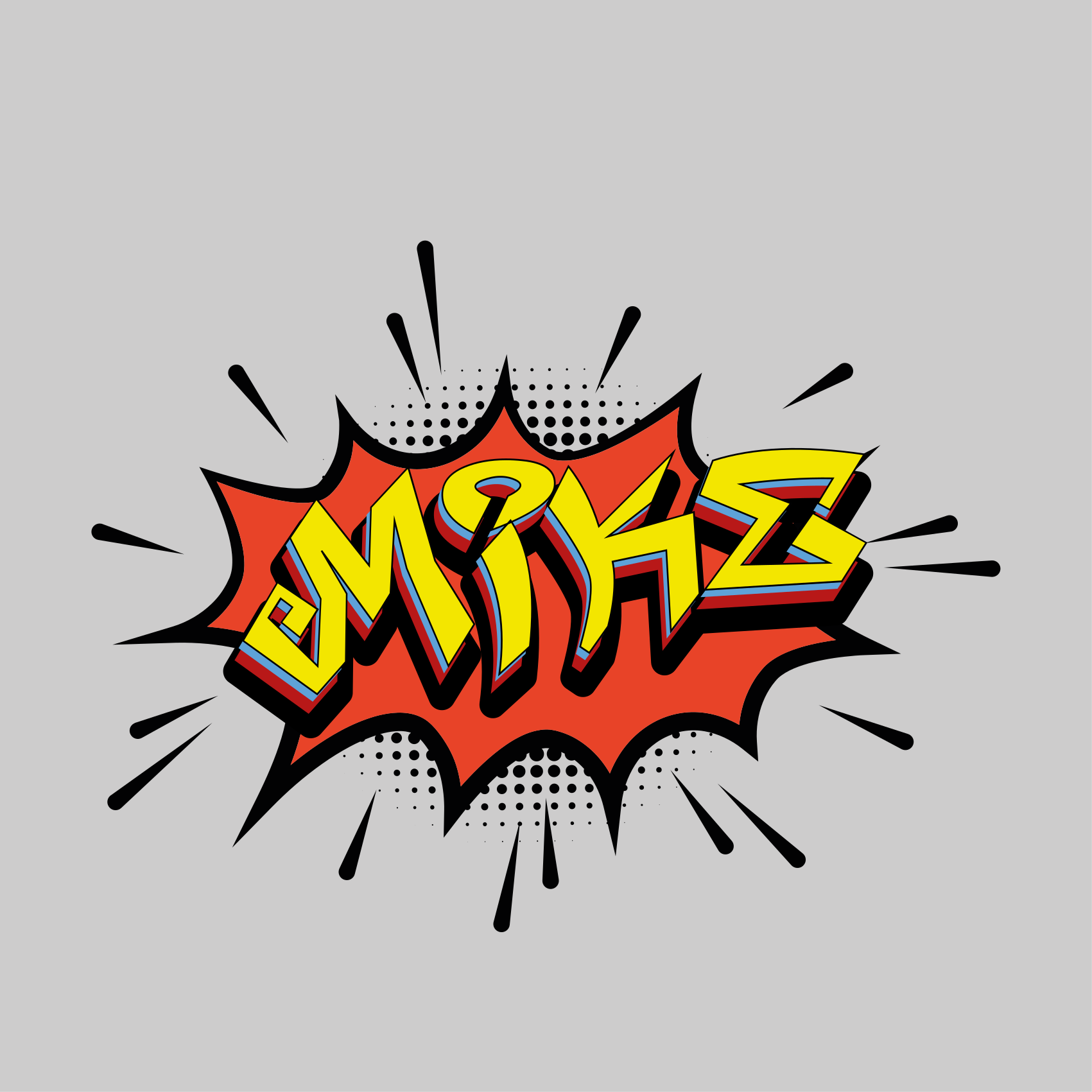 青少年卧室的宣传画采用漫画字母风格 - TenStickers